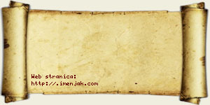 Sandra Čokov vizit kartica